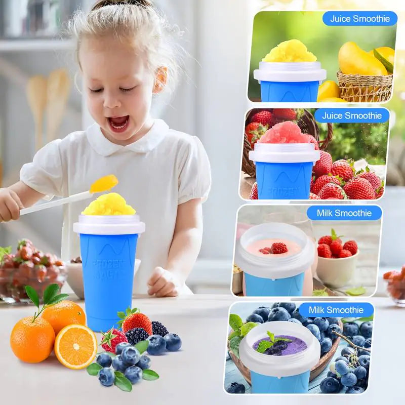 Smoothie Maker Cup with Brush and Straw