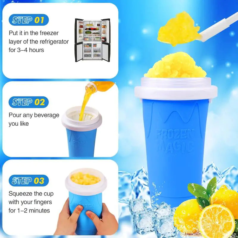 Smoothie Maker Cup with Brush and Straw