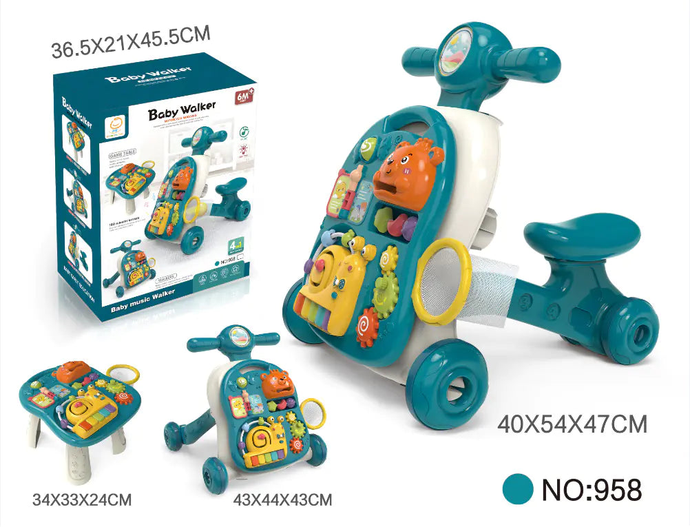 Multifunctional Baby Walker Toy with Music