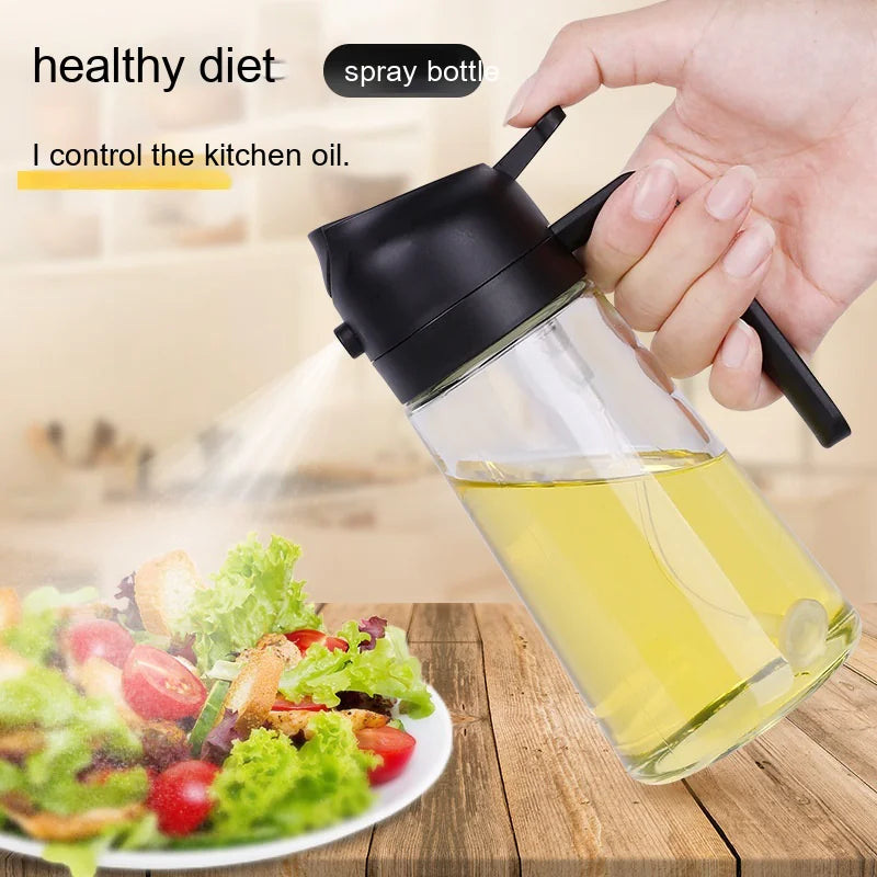 Leak-Free Dual Spray Oil Bottle