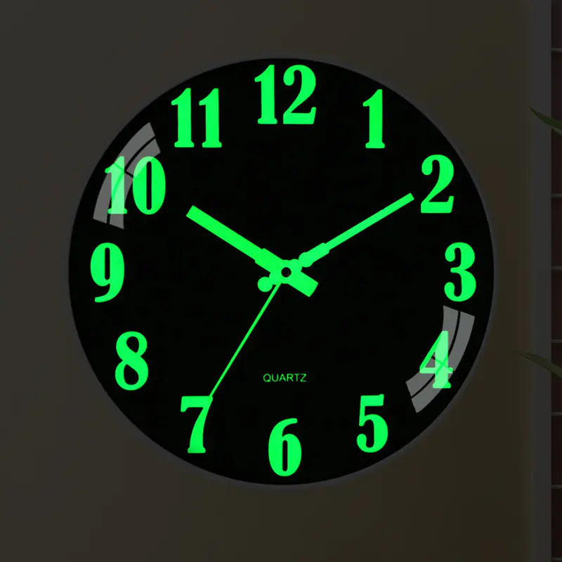 Authentic Hendas Luminous Wall Clock - Stylish Wooden Design