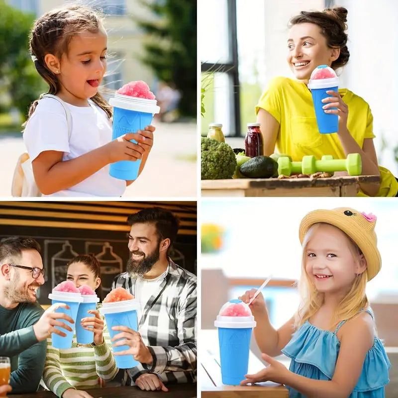 Smoothie Maker Cup with Brush and Straw