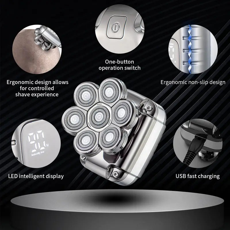 PrecisionPro Waterproof Head Razor