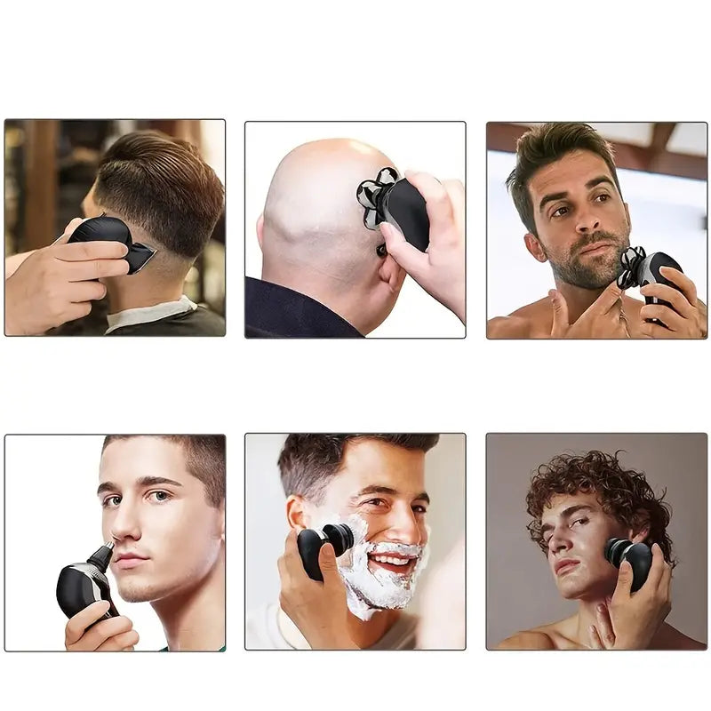 5-in-1 Rechargeable Multifunctional Bald Shaver