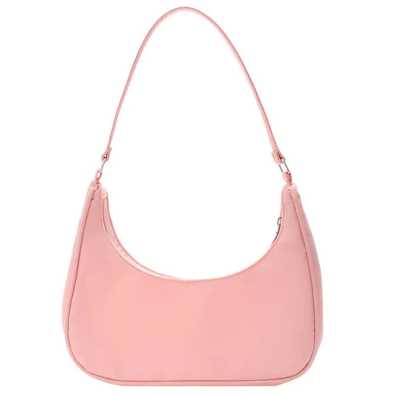 Small Solid Color Dumpling Shoulder Bag for Women