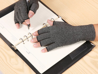 Half-Finger Arthritis Support Gloves