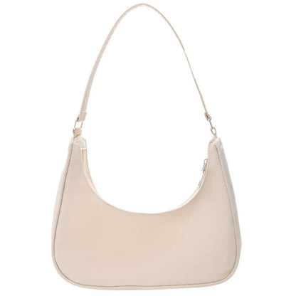 Small Solid Color Dumpling Shoulder Bag for Women