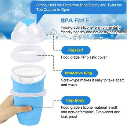 Smoothie Maker Cup with Brush and Straw