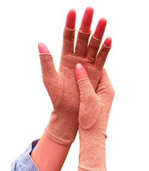 Half-Finger Arthritis Support Gloves