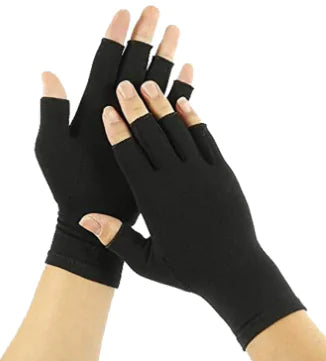 Half-Finger Arthritis Support Gloves